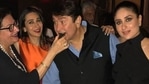 Randhir Kapoor, with Babita, Kareena Kapoor Khan, and Karisma Kapoor.(Instagram)