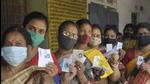 Women stand in a queue to cast their vote at a polling station during the fifth phase of West Bengal assembly polls, at Ranaghat, Nadia on April 17. (PTI) Women stand in a queue to cast their vote at a polling station during the fifth phase of West Bengal assembly polls, at Ranaghat, Nadia on April 17. (PTI)