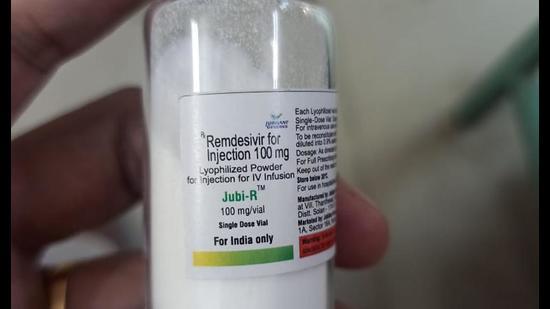 A vial of fake remdesivir injection. (Photo: Delhi Police)