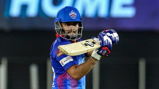 Prithvi Shaw during match 25 of the Indian Premier League 2021 between the Delhi Capitals and the Kolkata Knight Riders,.(PTI)