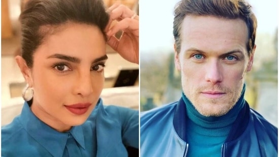 Priyanka Chopra and Sam Heughan worked together in Text For You. Priyanka Chopra and Sam Heughan worked together in Text For You.