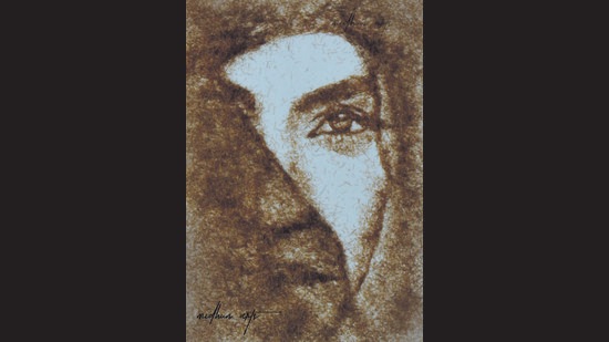 Face by Midhun RR. He has to work in a space with the least possible movement of air, Midhun says. Even a sigh can send his material scattering in all directions. Face by Midhun RR. He has to work in a space with the least possible movement of air, Midhun says. Even a sigh can send his material scattering in all directions.