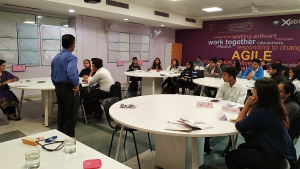 Cloud, DevOps & Automation/Artificial Intelligence and Machine Learning (with Xebia) is delivered in specially designed Agile Classrooms (the first in India). Cloud, DevOps & Automation/Artificial Intelligence and Machine Learning (with Xebia) is delivered in specially designed Agile Classrooms (the first in India).