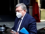 Russia's Governor to the International Atomic Energy Agency (IAEA), Mikhail Ulyanov arrives for a meeting of the Joint Commission of the Joint Comprehensive Plan of Action (JCPOA), in Vienna, Austria,