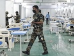 Defence public sector undertakings are procuring 28 oxygen generating plants and other medical equipment worth <span class='webrupee'>₹</span>40 crore under their corporate social responsibility scheme to support several hospitals. (ANI Photo/Shrikant Singh) Defence public sector undertakings are procuring 28 oxygen generating plants and other medical equipment worth <span class='webrupee'>₹</span>40 crore under their corporate social responsibility scheme to support several hospitals. (ANI Photo/Shrikant Singh)