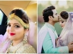 Sugandha Mishra and Sanket Bhosale tied the knot on Monday. Sugandha Mishra and Sanket Bhosale tied the knot on Monday.
