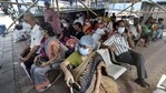 People wait in a queue to receive a dose of Covid-19 vaccine at a hospital in Kolkata on Friday.(PTI Photo )