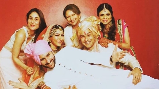 This picture was taken at Soha Ali Khan and Kunal Kemmu's wedding in 2015. This picture was taken at Soha Ali Khan and Kunal Kemmu's wedding in 2015.