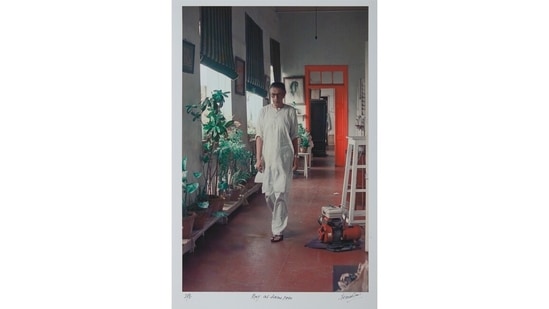 Satyajit Ray at his home, 1990. May 2, 2021 marks the 100th birth anniversary of the legendary filmmaker. The government of India honoured him with the Bharat Ratna, the highest civilian award in 1992. In recognition of his legacy, the 'Satyajit Ray Lifetime Achievement Award for Excellence in Cinema' has been instituted to be awarded at the International Film Festival of India (IFFI) each year starting 2021.(Image courtesy: DAG)
