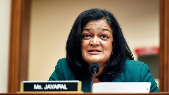 Those who signed the letter include members of the progressive wing of the Democratic Party like Pramila Jayapal. (Mandel Ngan/Pool via AP, File)(AP)
