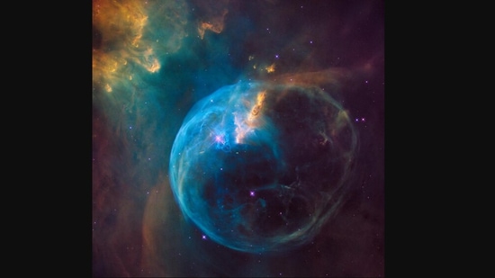 The image was shared on Nasa Hubble Telescope's official Twitter handle.(Twitter/@NASAHubble)