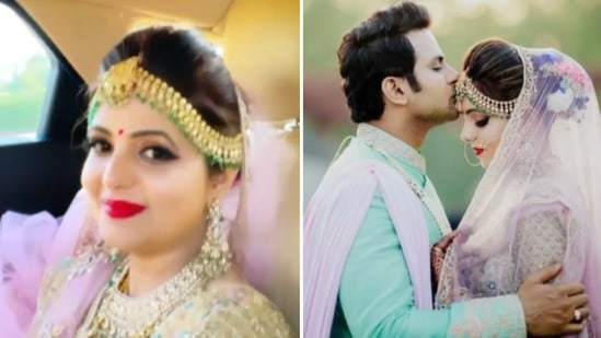 Sugandha Mishra and Sanket Bhosale tied the knot on Monday.