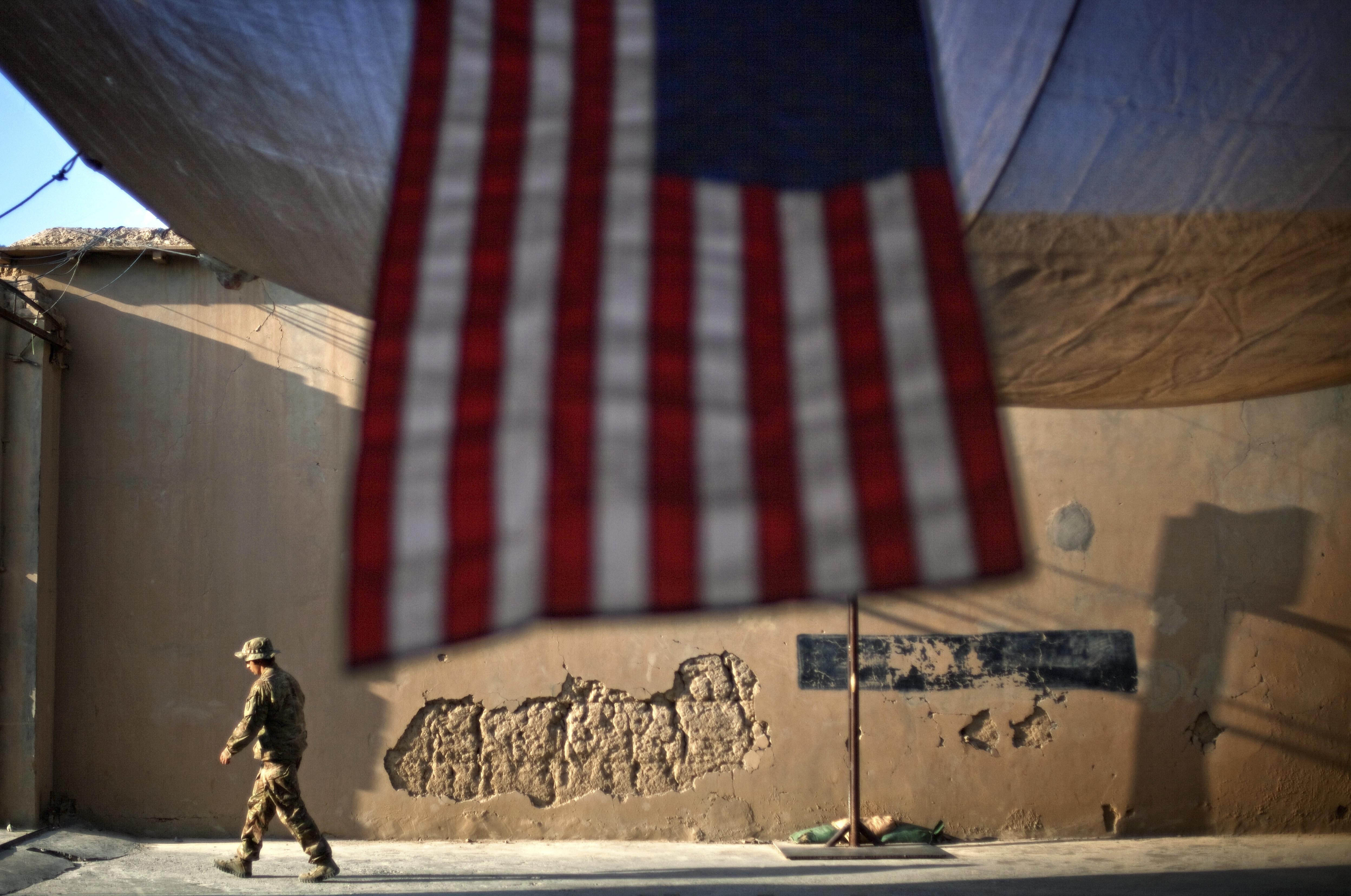 Afghan security forces were on high alert for any possible Taliban attacks on retreating American troops. (AP Photo/David Goldman, File) (AP) Afghan security forces were on high alert for any possible Taliban attacks on retreating American troops. (AP Photo/David Goldman, File) (AP)
