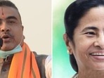 BJP's Suvendu Adhikari (left) and West Bengal CM Mamata Banerjee BJP's Suvendu Adhikari (left) and West Bengal CM Mamata Banerjee