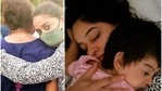 Mahhi Vij with her daughter Tara and mother. Mahhi Vij with her daughter Tara and mother.