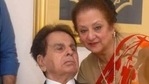 Dilip Kumar poses with wife Saira Banu. Dilip Kumar poses with wife Saira Banu.
