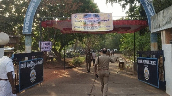 Election Results 2021: Counting of votes in West Bengal, Assam, Tamil Nadu, Kerala and Puducherry assembly elections began at 8am amid tight security.(ANI Twitter)