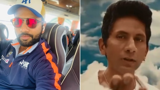 Rohit Sharma took to Twitter to share his reactions about the ‘Venkaboys’ ad.(Screengrab) Rohit Sharma took to Twitter to share his reactions about the ‘Venkaboys’ ad.(Screengrab)