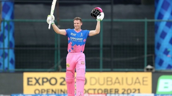 Jos Buttler went after the SRH bowlers in Delhi. (IPL/Twitter) Jos Buttler went after the SRH bowlers in Delhi. (IPL/Twitter)