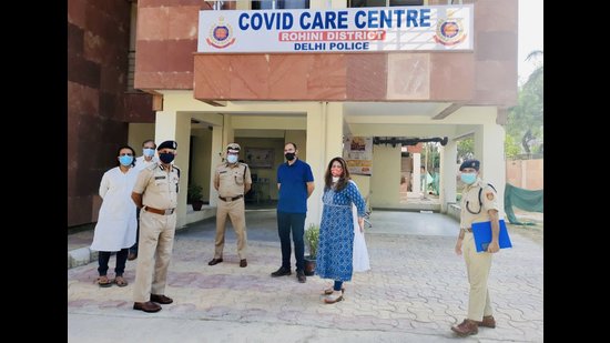 Delhi Police has set up three special Covid Care Centres for its personnel and their kin. Delhi Police has set up three special Covid Care Centres for its personnel and their kin.