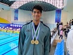 Indian swimmer Srihari Nataraj