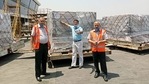 In a span of just 5 days – April 28 to May 2 - the Delhi airport has handled around 25 Covid relief flights totalling around 300 tonnes of cargo. (File Photo) In a span of just 5 days – April 28 to May 2 - the Delhi airport has handled around 25 Covid relief flights totalling around 300 tonnes of cargo. (File Photo)