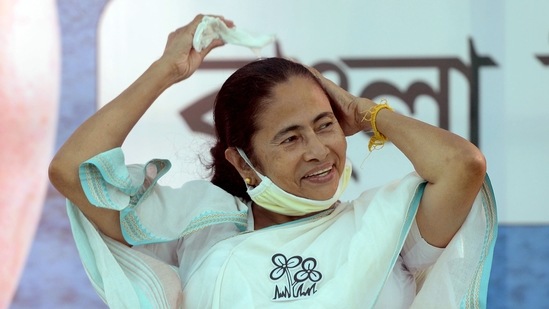 Trinamool Congress supremo Mamata Banerjee to meet West Bengal governor Jagdeep Dhankhar at 7pm to stake her claim to form the government once again in the state. (File Photo)