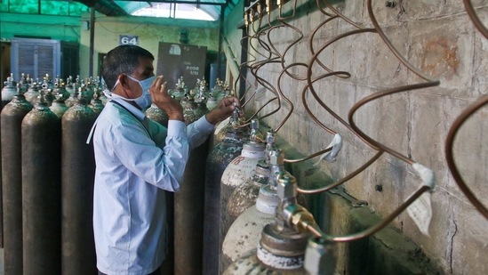 CM Ashok Gehlot said the consumption of oxygen in the state is increasing rapidly due to the rising infection. (PTI file photo for representation) CM Ashok Gehlot said the consumption of oxygen in the state is increasing rapidly due to the rising infection. (PTI file photo for representation)