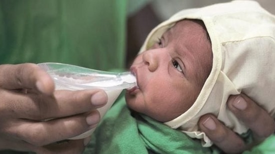 Between Sunday and Monday, a Delhi-based family’s plea, for a breast milk donor for a newborn whose mother died of Covid-19 last week, caught the attention of Twitter. (Courtesy Laerdal Global Health) Between Sunday and Monday, a Delhi-based family’s plea, for a breast milk donor for a newborn whose mother died of Covid-19 last week, caught the attention of Twitter. (Courtesy Laerdal Global Health)