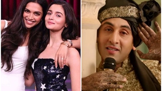 Deepika Padukone and Alia Bhatt sang Channa Mereya on Koffee With Karan. Deepika Padukone and Alia Bhatt sang Channa Mereya on Koffee With Karan.