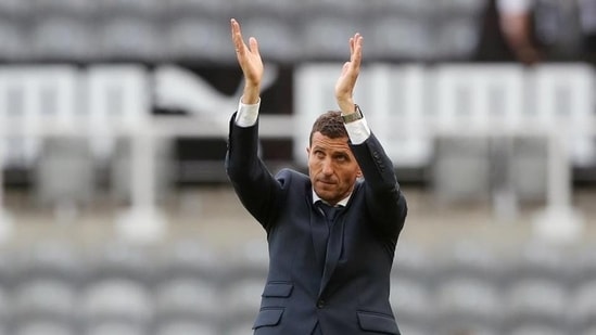 Valencia coach Javi Gracia: File Image (REUTERS)