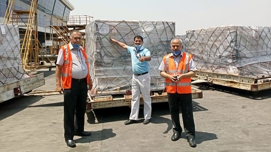 In a span of just 5 days – April 28 to May 2 - the Delhi airport has handled around 25 Covid relief flights totalling around 300 tonnes of cargo. (File Photo)