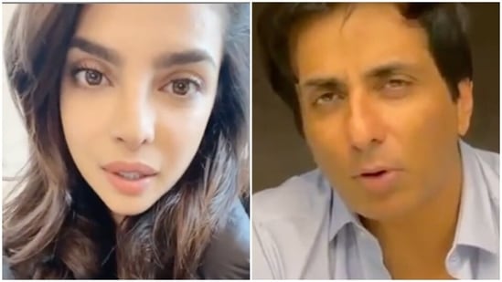 Priyanka Chopra has shares Sonu Sood's message with her fans.