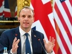 UK foreign secretary Dominic Raab in London. Andy Rain/EPA/Bloomberg(Bloomberg) UK foreign secretary Dominic Raab in London. Andy Rain/EPA/Bloomberg(Bloomberg)