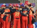 RCB team huddle