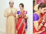Sugandha Mishra shares new pics with Sanket Bhosale from their post-wedding celebrations. 