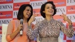 Kangana Ranaut and her sister Rangoli Chandel.(HT Archive) Kangana Ranaut and her sister Rangoli Chandel.(HT Archive)