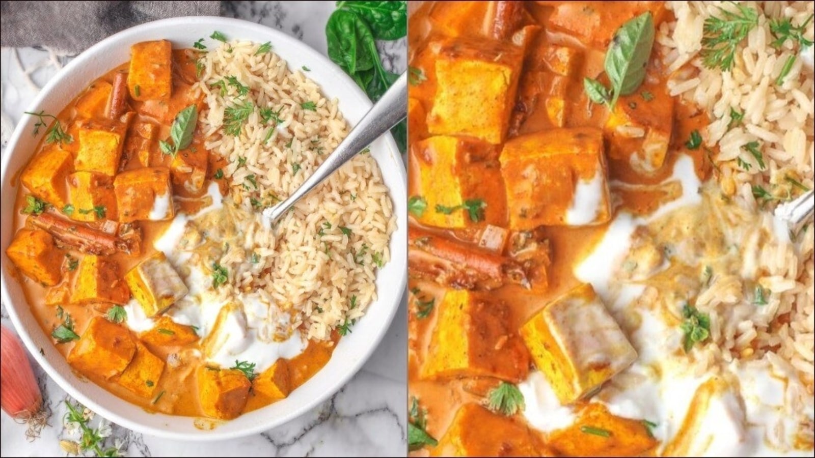 Recipe: Butter chicken style turmeric maple tofu? Yes, please.