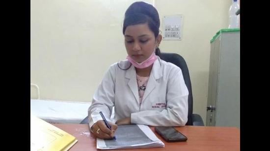 Sheetal Choudhary joined as a staff nurse at the Postgraduate Institute of Medical Sciences. (HTFile) Sheetal Choudhary joined as a staff nurse at the Postgraduate Institute of Medical Sciences. (HTFile)