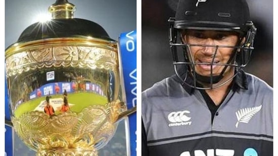 IPL Trophy and Ross Taylor.(IPL)