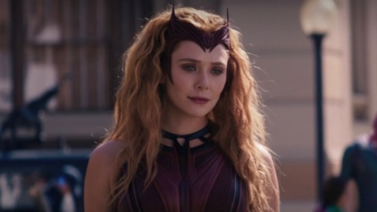 Elizabeth Olsen as Scarlet Witch in WandaVision.