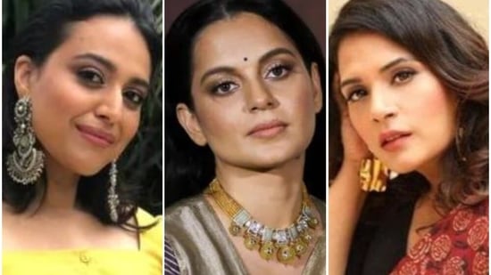 Richa Chadha, Swara Bhasker react to Kanagan's Twitter account suspension.