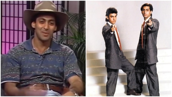 Salman Khan and Aamir Khan worked together in the omedy film Andaz Apna Apna.