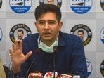 Raghav Chadha, who is also a Delhi MLA, said, “Cryogenic tankers are now national assets.." (Photo by Amal KS/ Hindustan Times) Raghav Chadha, who is also a Delhi MLA, said, “Cryogenic tankers are now national assets.." (Photo by Amal KS/ Hindustan Times)
