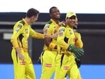 MS Dhoni and Chennai Super Kings in action during IPL 2021. (ANI) MS Dhoni and Chennai Super Kings in action during IPL 2021. (ANI)