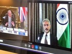 S Jaishankar tweeted he became aware of “exposure to possible Covid positive cases” and would conduct all his engagements in London virtually, including participation in the G7 meet on Wednesday. (PTI Photo) S Jaishankar tweeted he became aware of “exposure to possible Covid positive cases” and would conduct all his engagements in London virtually, including participation in the G7 meet on Wednesday. (PTI Photo)