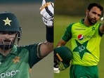 Pakistan Babar Azam and Fakhar Zaman (right).(HT Photo) Pakistan Babar Azam and Fakhar Zaman (right).(HT Photo)