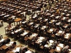 In a letter to the Central Board of Secondary Education (CBSE), the government also cited the high positivity rate, the rising number of COVID-19 cases in the national capital and the lockdown imposed in the city till May 10.(Arun Mondhe/HT File Photo) In a letter to the Central Board of Secondary Education (CBSE), the government also cited the high positivity rate, the rising number of COVID-19 cases in the national capital and the lockdown imposed in the city till May 10.(Arun Mondhe/HT File Photo)