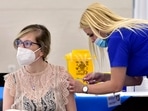 A medical worker gives a shot of Chinese Sinopharm COVID-19 vaccine to a woman during the vaccination in Podgorica, Montenegro. (AP Photo) A medical worker gives a shot of Chinese Sinopharm COVID-19 vaccine to a woman during the vaccination in Podgorica, Montenegro. (AP Photo)