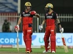 AB de Villiers and Virat Kohli for RCB. AB de Villiers and Virat Kohli for RCB.